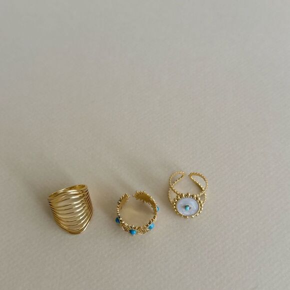 Boho ring set S812 - Picture 3 of 5